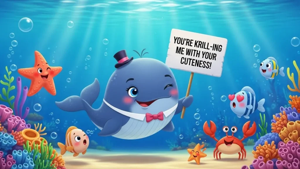 Cute Whale Pickup Lines