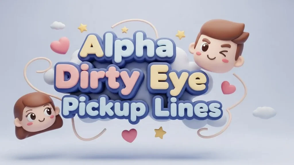 Alpha Dirty Eye Pickup Lines