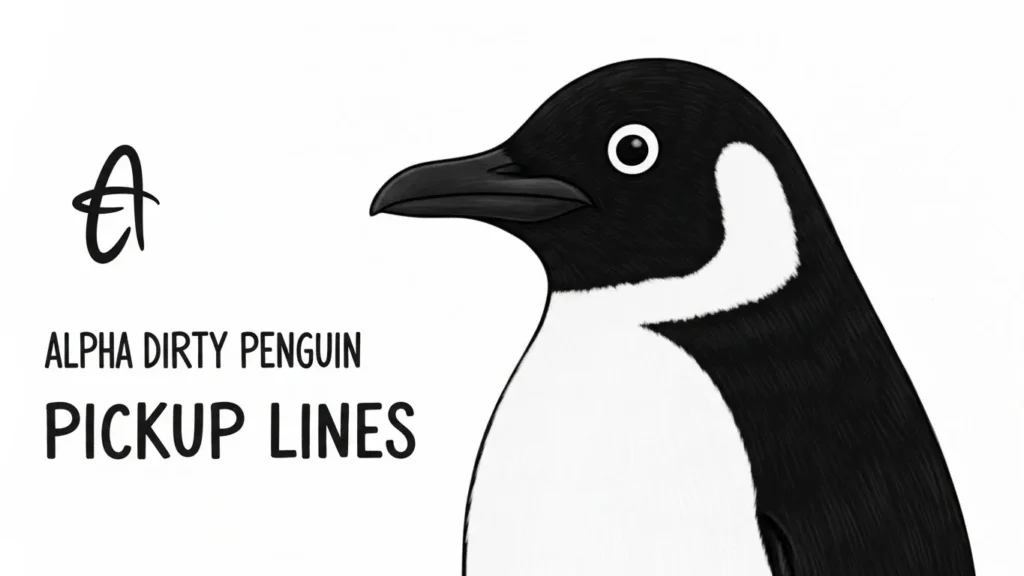 Alpha Dirty Penguin Pickup Lines