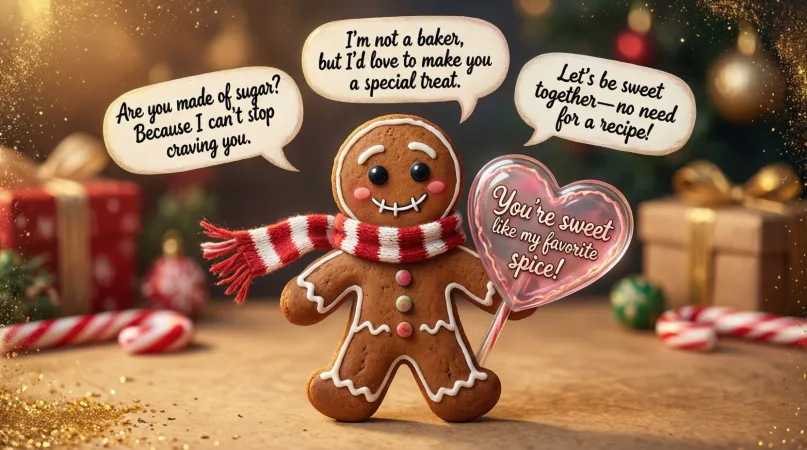 Alpha Gingerbread Pickup Lines