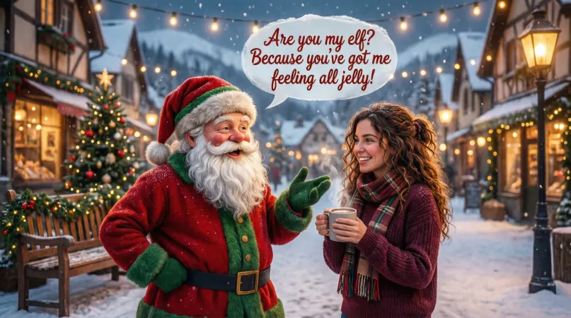 Amazing Christmas Pickup Lines