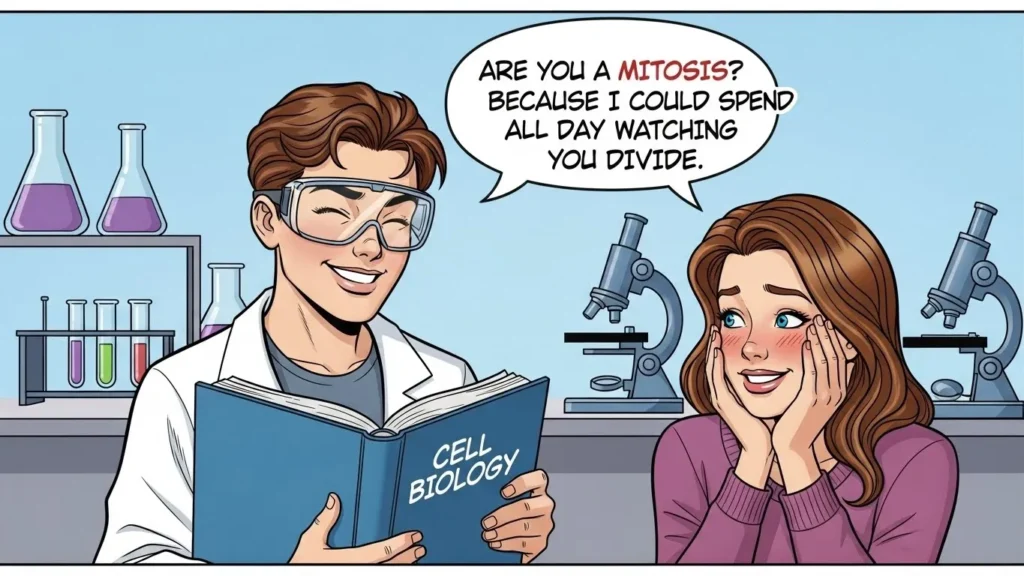 Amazing Dirty Mitosis Pickup Lines