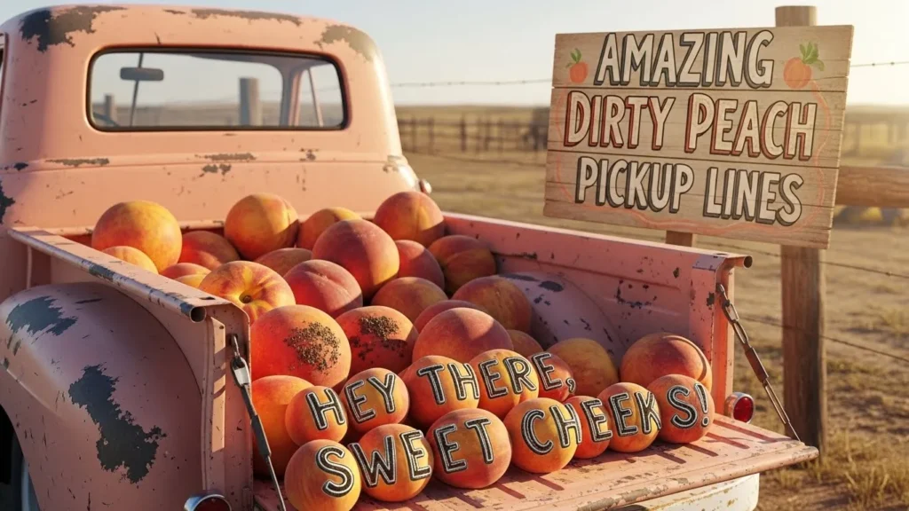 Amazing Dirty Peach Pickup Lines