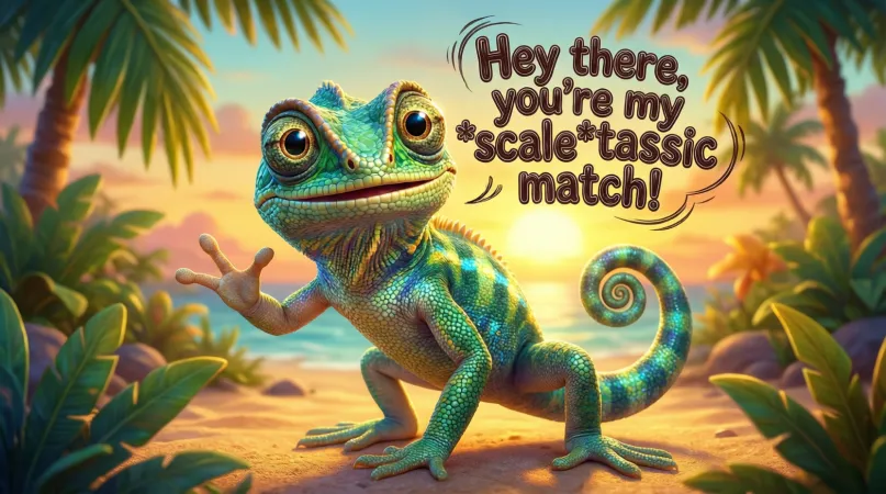 Amazing Gecko Pickup Lines