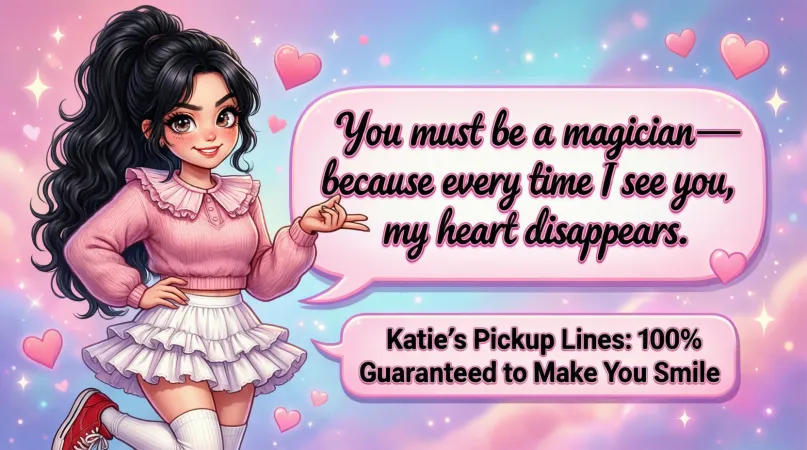 Amazing Katie Pickup Lines