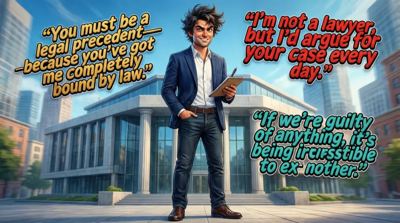 Amazing Law Pickup Lines