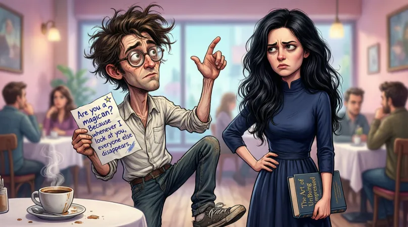 Awkward foolish Pickup Lines