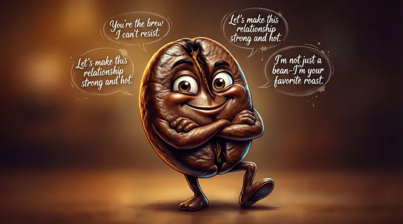 Bold Bean Pickup Lines With Confidence