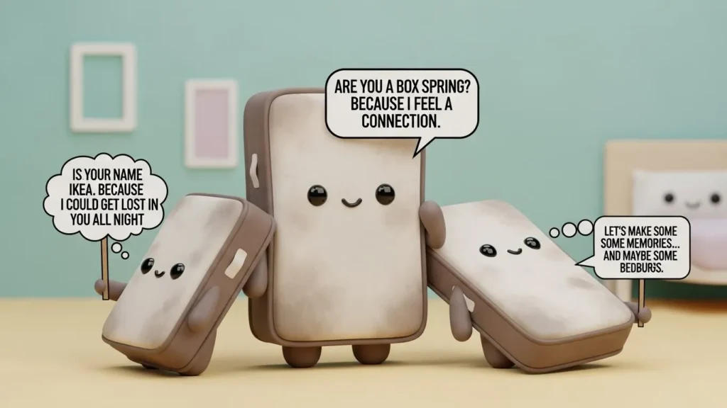 Bold Dirty Mattress Pickup Lines