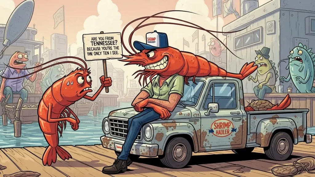 Bold Dirty Shrimp Pickup Lines