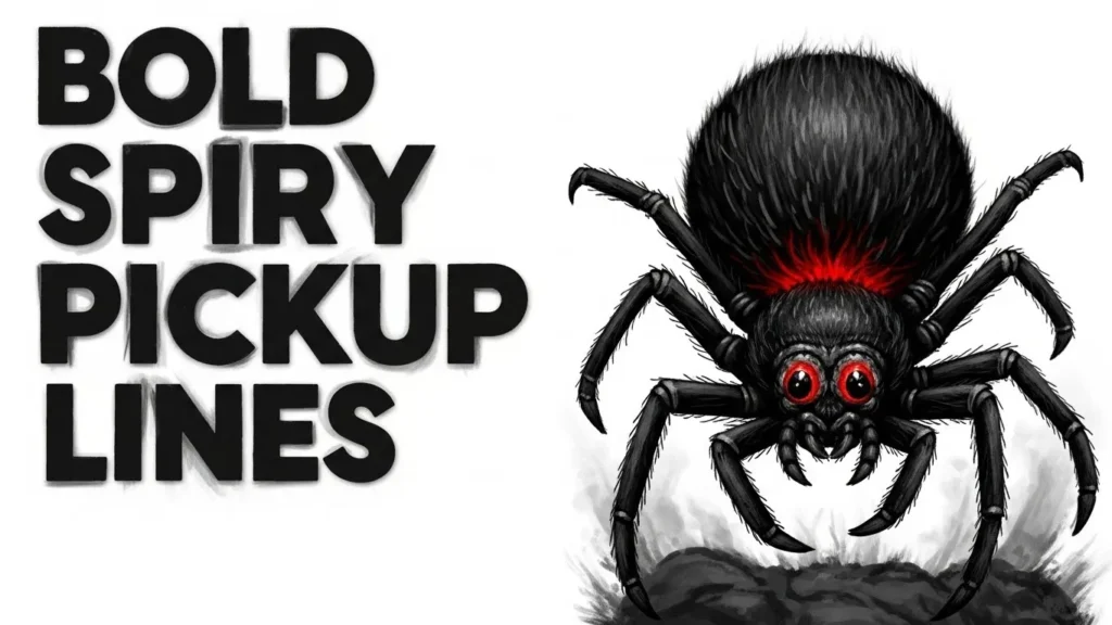 Bold Dirty Spider Pickup Lines