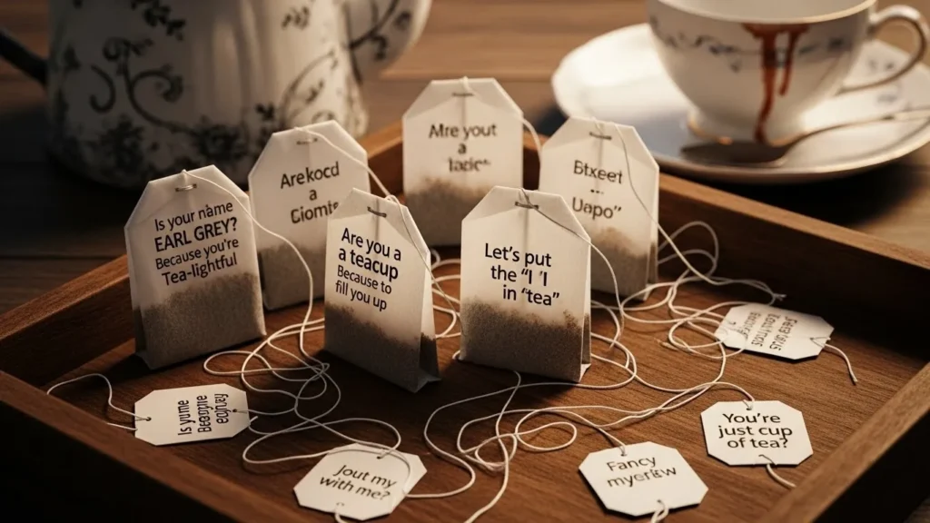 Bold Dirty Tea Pickup Lines