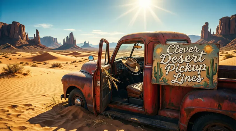 Clever Desert Pickup Lines