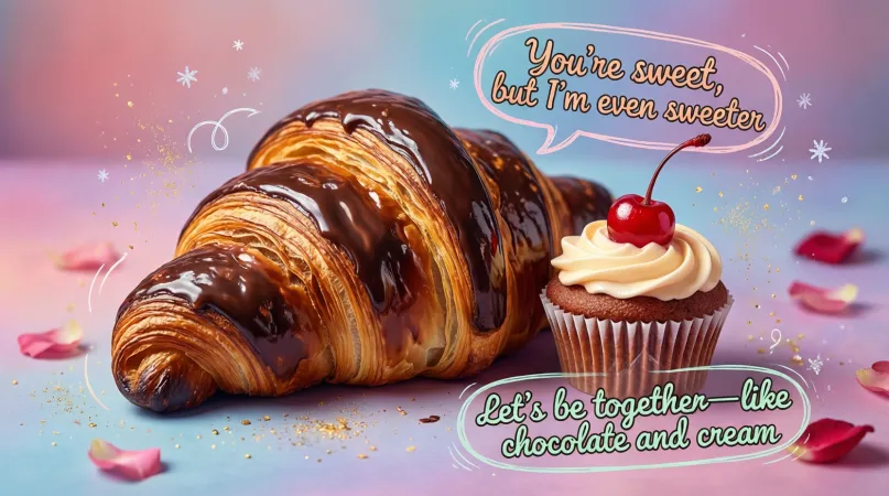 Clever Dessert Pickup Lines