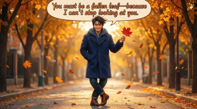 Clever Fall Pickup Lines