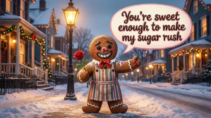 Clever Gingerbread Pickup Lines