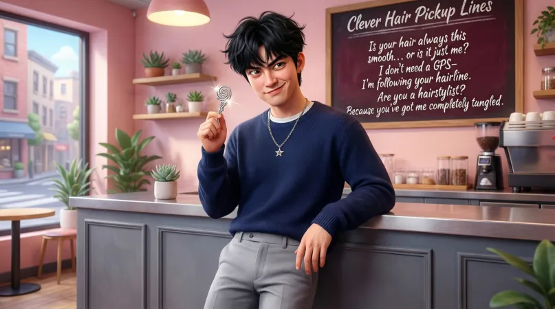 Clever Hair Pickup Lines