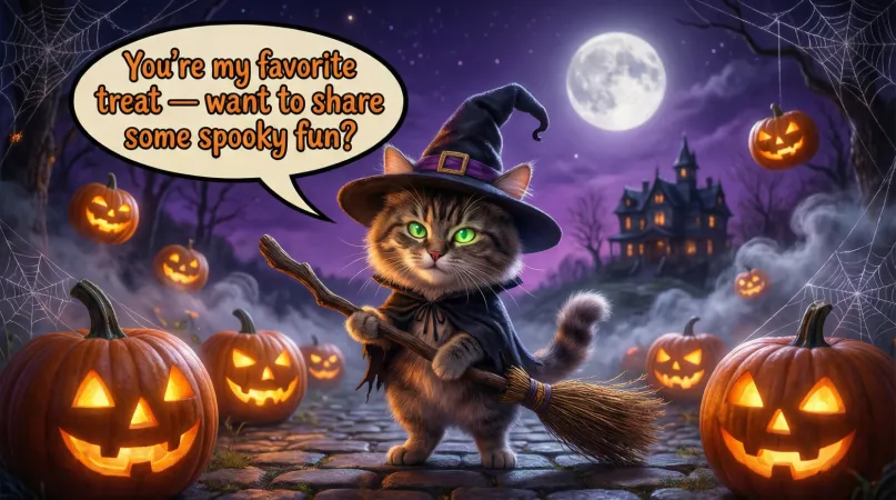 Clever halloween pickup lines