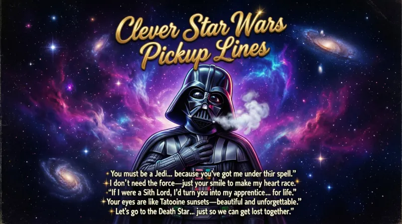 Clever Star Wars Pickup Lines
