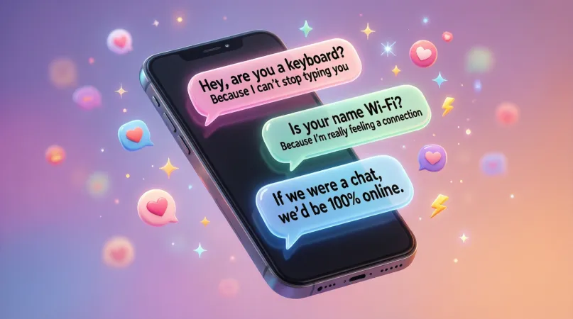 Computer Pickup Lines for Texts and Chats