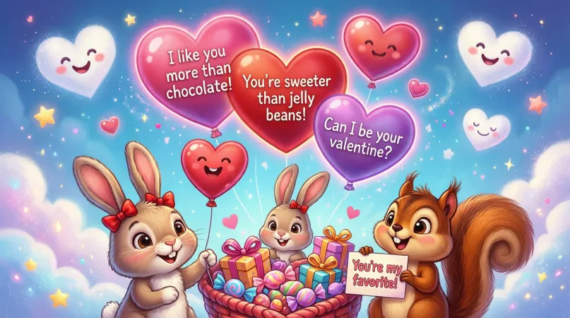 Creative Valentine Pick Up Lines for Kids