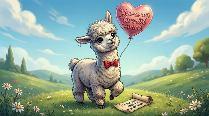 Cute Alpaca Pickup Lines
