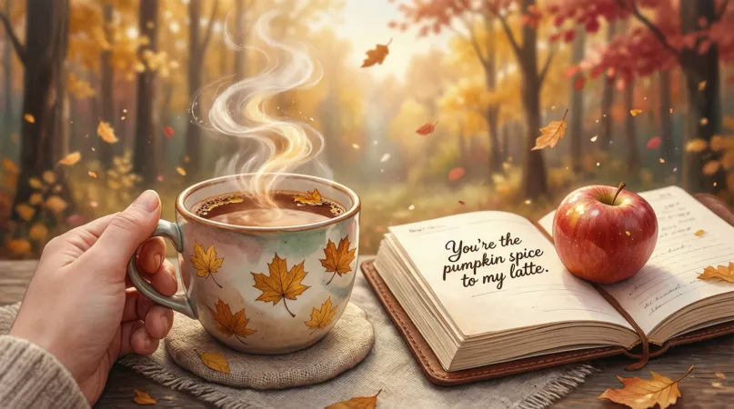 Cute Autumn Pickup Lines With Soft Charm