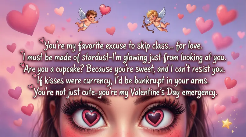 Cute Bad Valentine’s Day Pick Up Lines