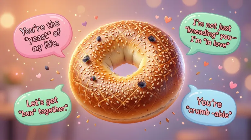 Cute Bagel Pickup Lines With Sweet Vibes