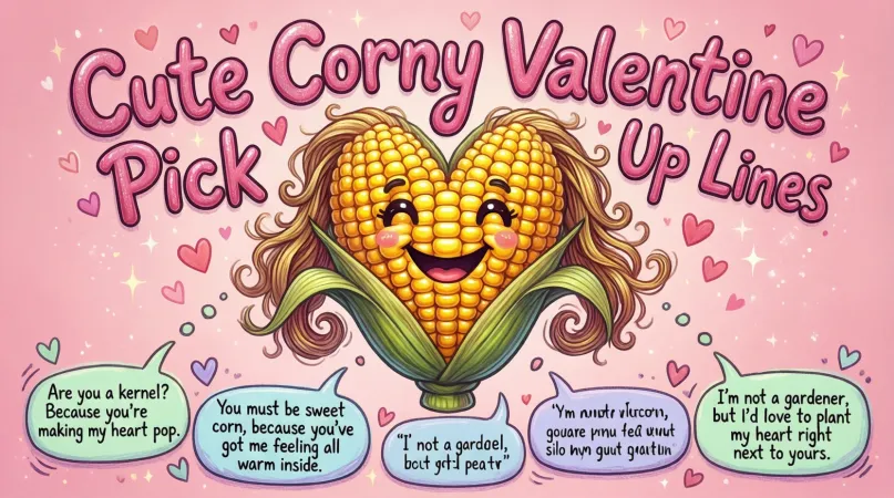 Cute Corny Valentine Pick Up Lines