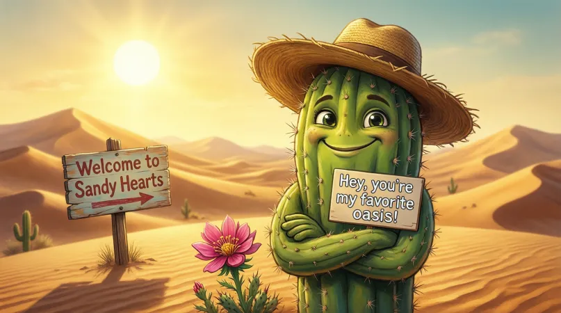 Cute Desert Pickup Lines