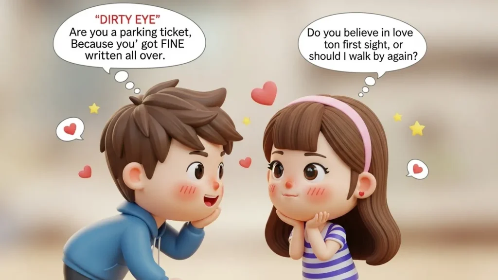 Cute Dirty Eye Pickup Lines