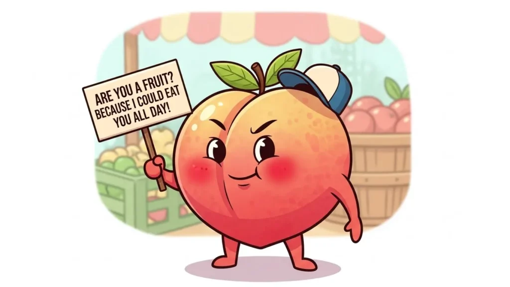 Cute Dirty Peach Pickup Lines