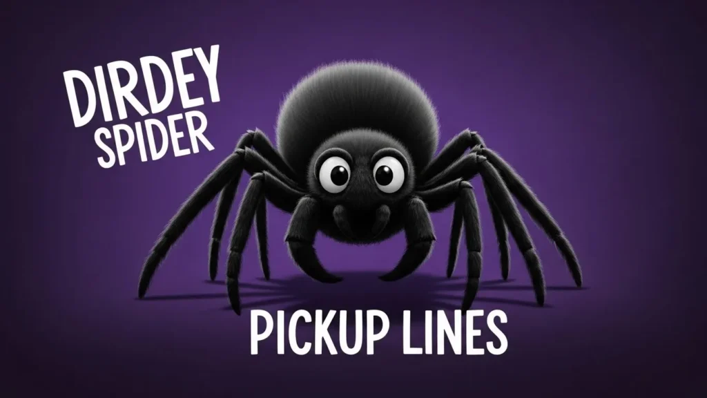 Cute Dirty Spider Pickup Lines