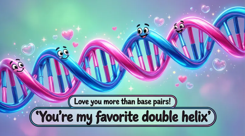 Cute DNA Pickup Lines