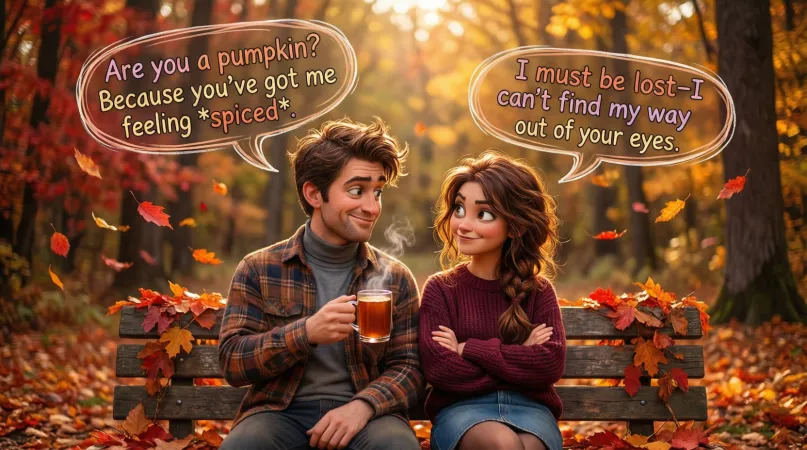 Cute Fall Pickup Lines
