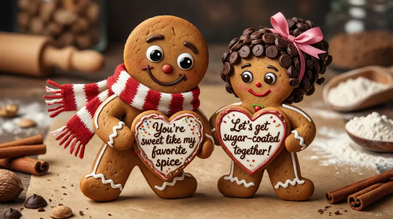 Cute Gingerbread Pickup Lines