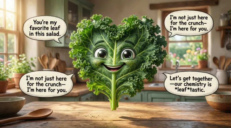 Cute Kale Pickup Lines
