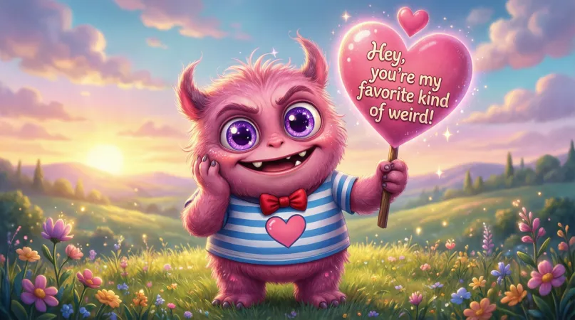 Cute Monster Pickup Lines