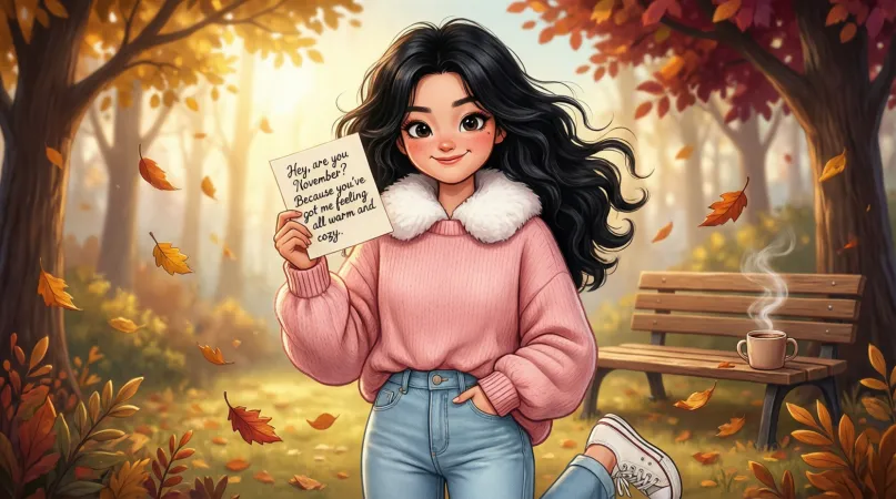 Cute November Pickup Lines