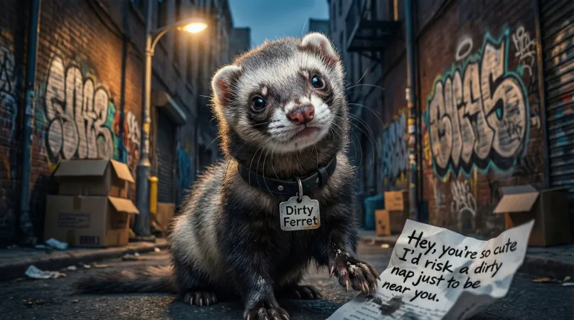 Dirty Ferret Pickup Lines