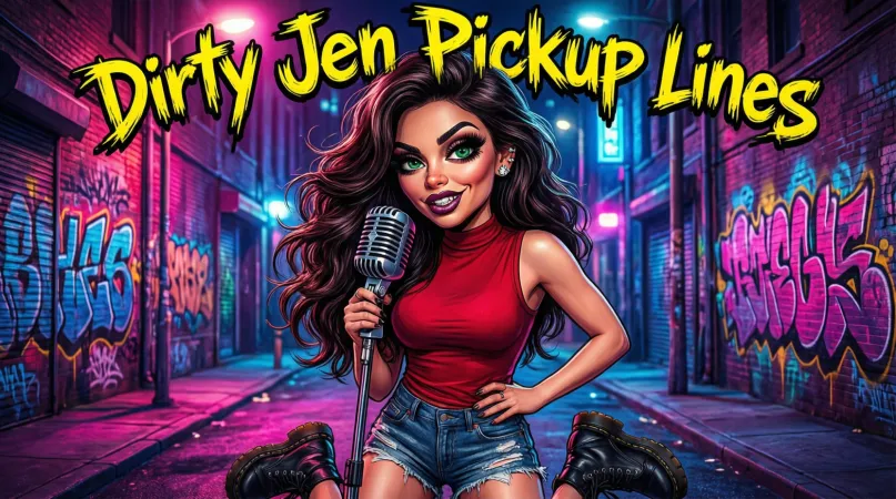 Dirty Jen Pickup Lines