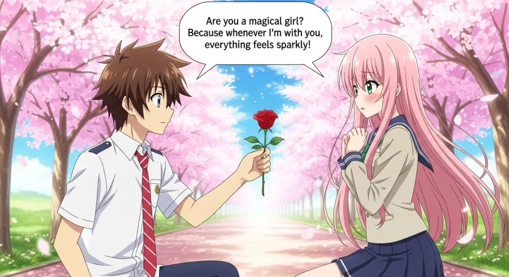Flirty Dirty Anime Pickup Lines