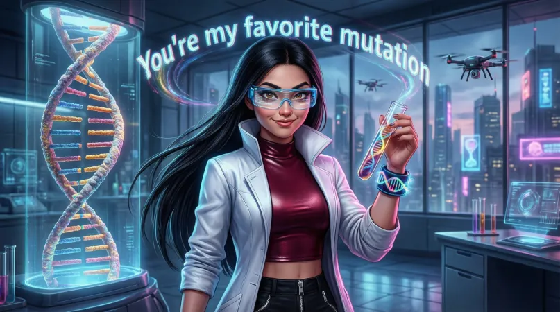 Flirty Dirty DNA Pickup Lines