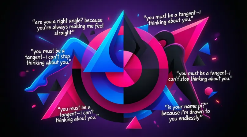 Flirty Dirty Geometry Pickup Lines