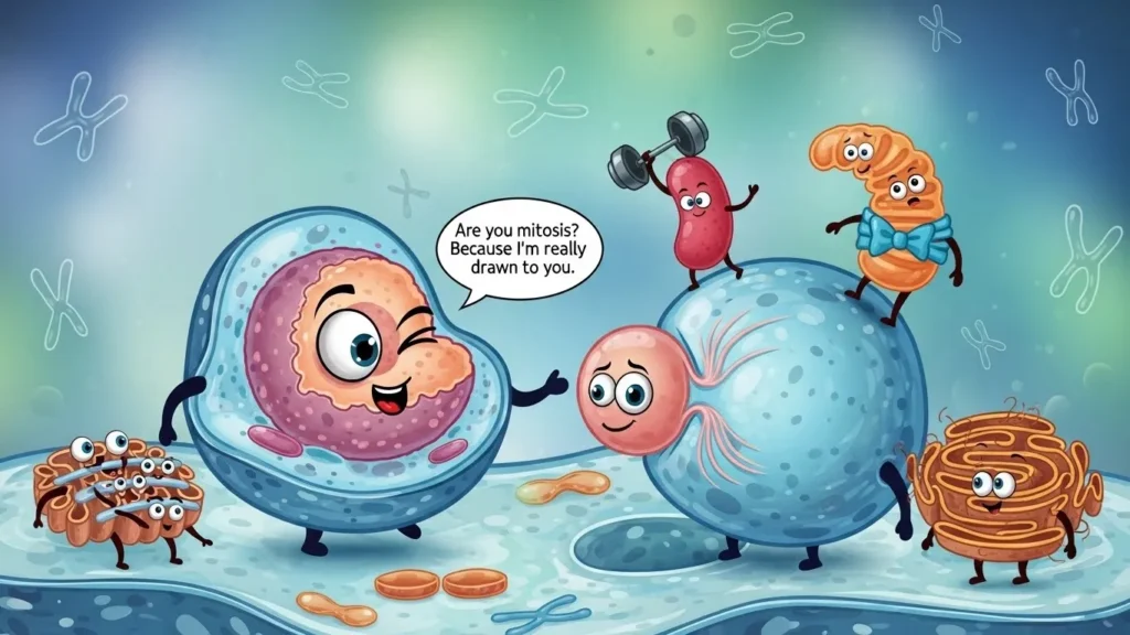 Flirty Dirty Mitosis Pickup Lines