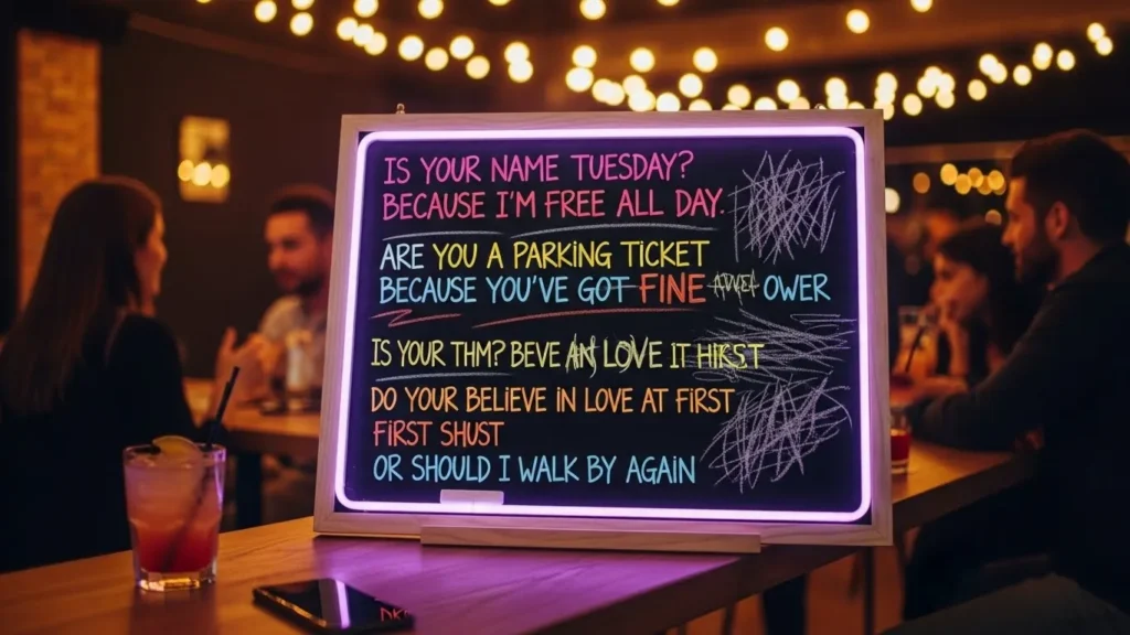 Flirty Dirty Tuesday Pickup Lines