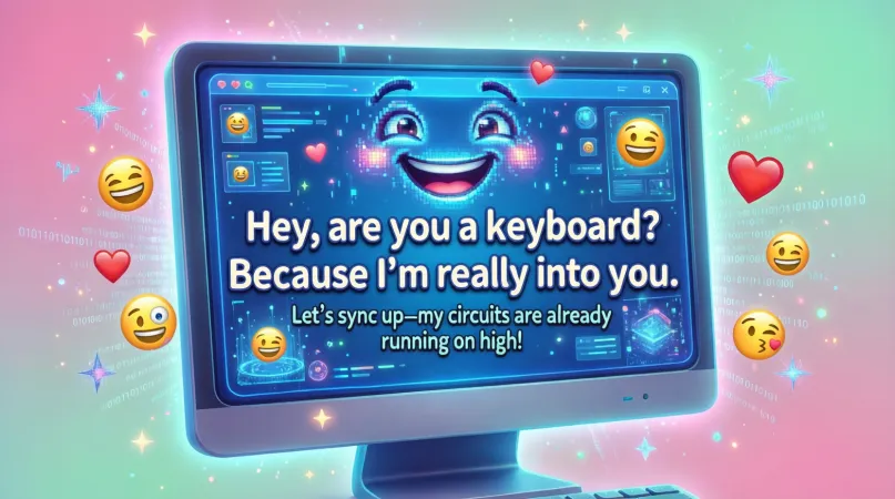 Funny Computer Pickup Lines That Get a Laugh