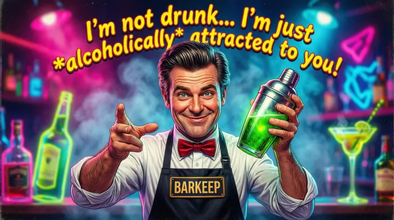 Funny Dirty Alcohol Pickup Lines