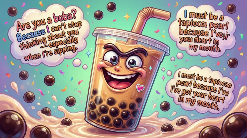 Funny Dirty Boba Pickup Lines